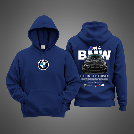 Ikaaru Navy Blue Bmw Hoodie