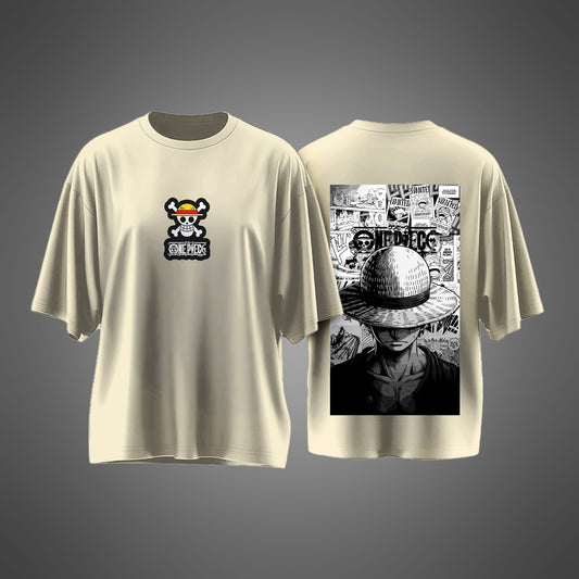 Beige Oversized One Peice Tee