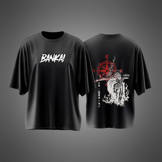 Black Oversized Banka Tee