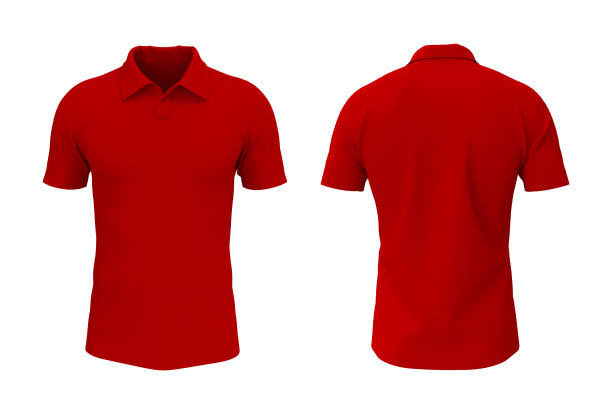 Red Plain Polo