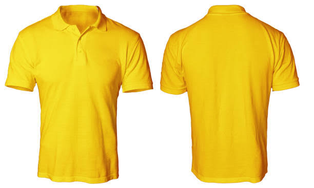 Yellow Plain Polo