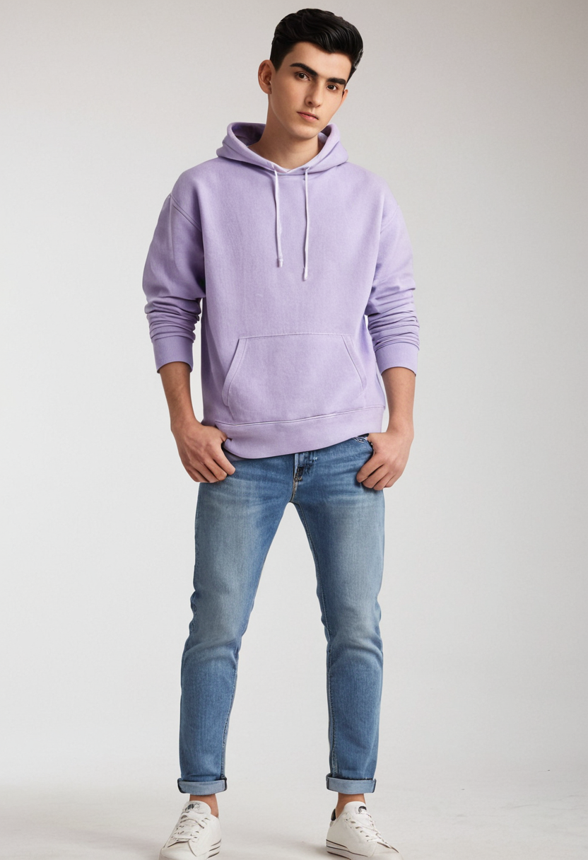 Ikaaru Plainwear Lilac Hoodie