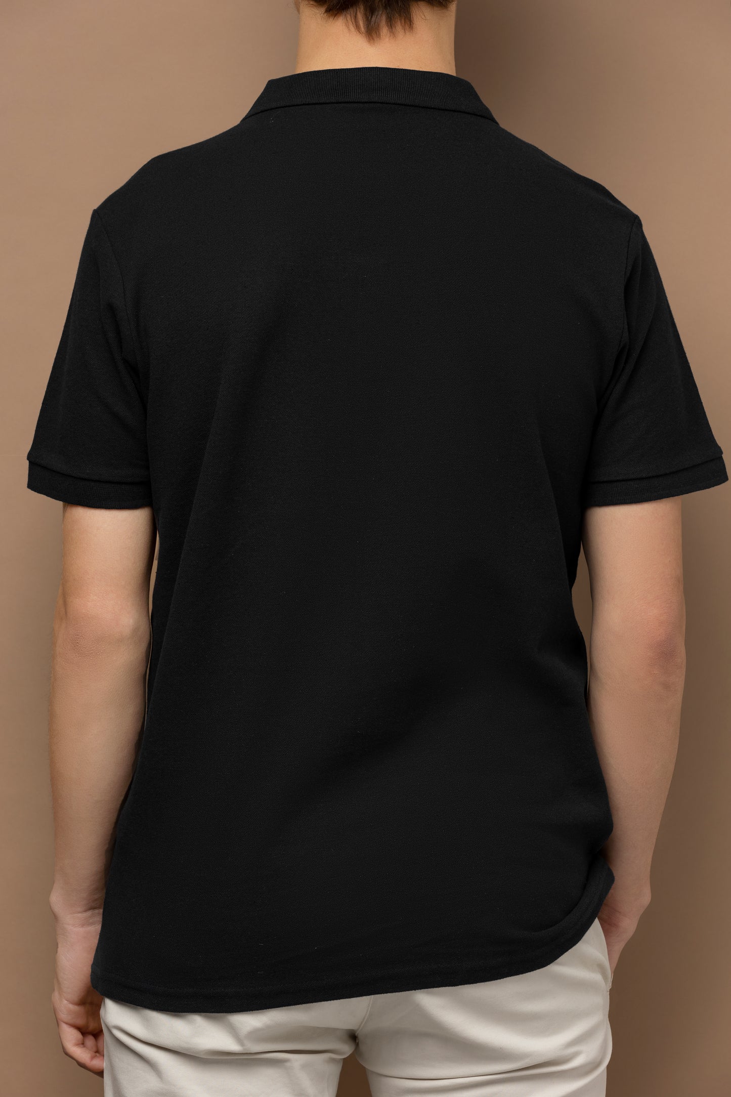 Black Plain Polo