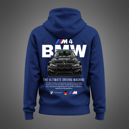 Ikaaru Navy Blue Bmw Hoodie