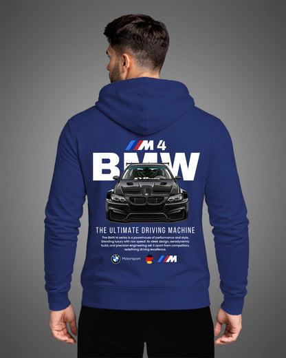 Ikaaru Navy Blue Bmw Hoodie