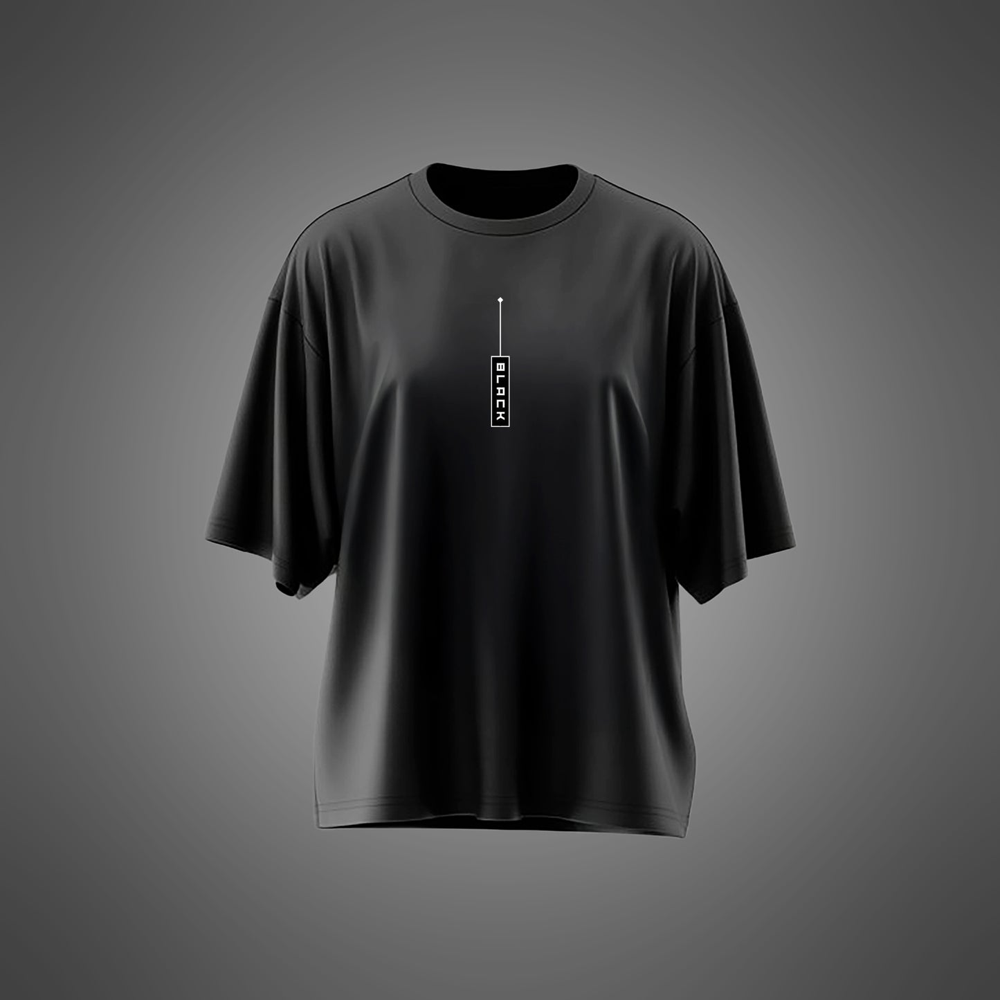 Black Oversized Goku Tee