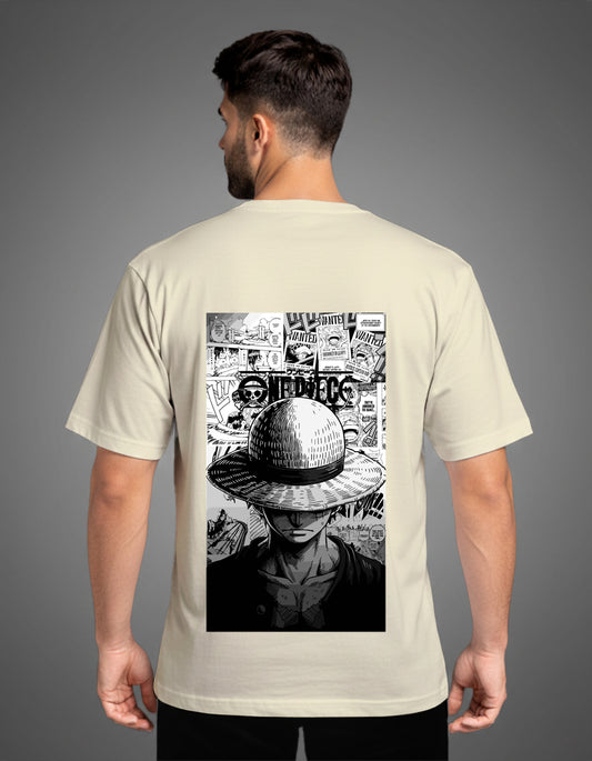 Beige Oversized One Peice Tee