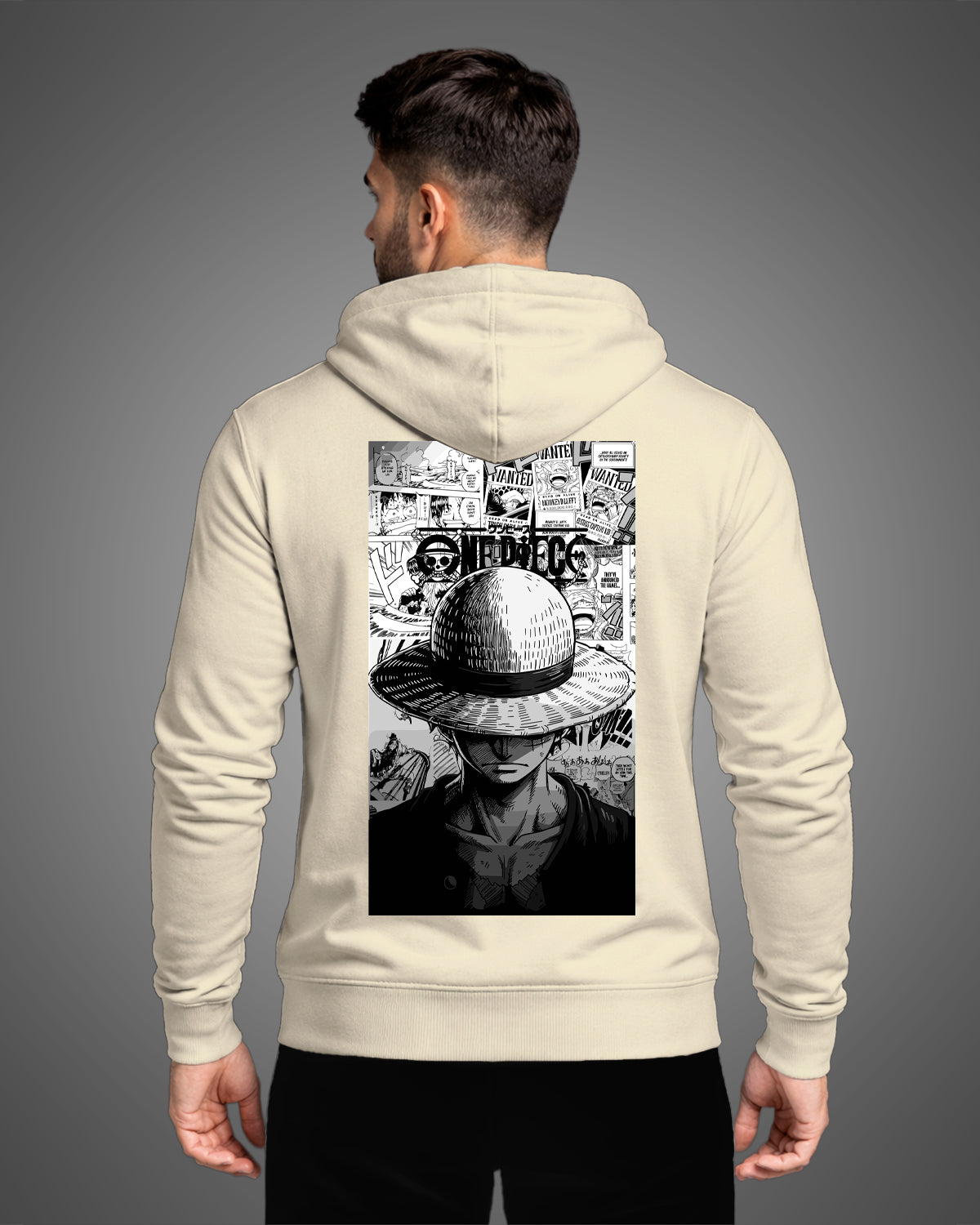 Ikaaru Beige One Piece Hoodie