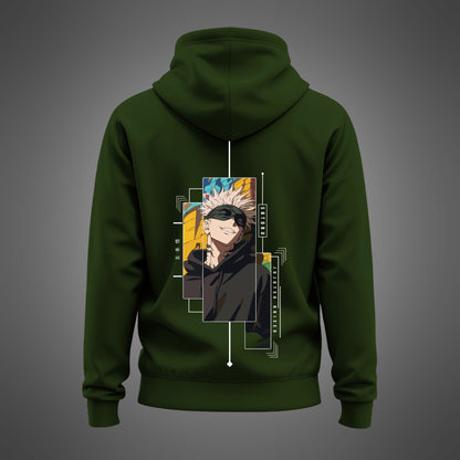 Ikaaru Bottle Green Satoru Hoodie