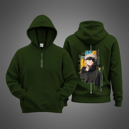 Ikaaru Bottle Green Satoru Hoodie