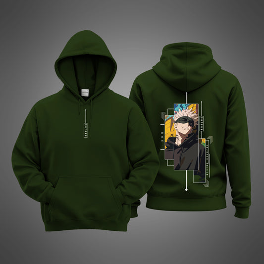 Ikaaru Bottle Green Satoru Hoodie