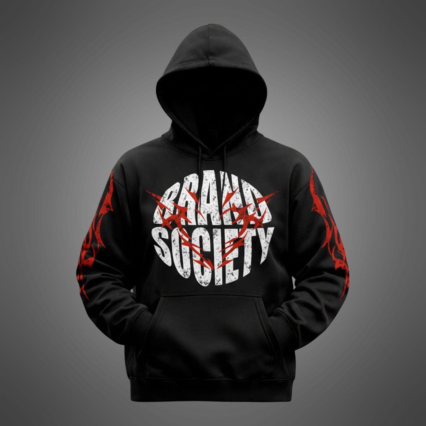 Ikaaru Black Premium Hoodie