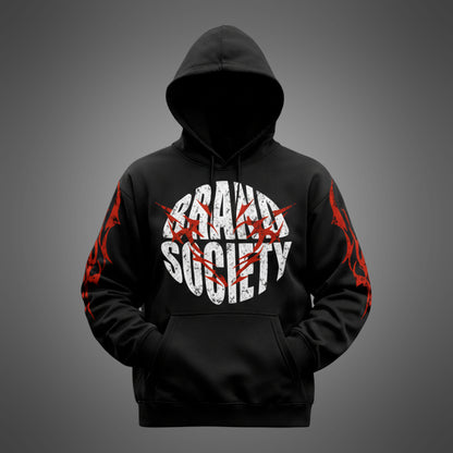 Ikaaru Black Premium Hoodie