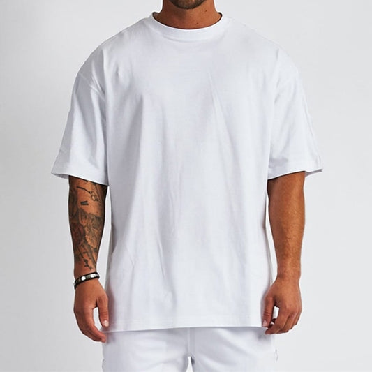 White Oversized Plain Tee