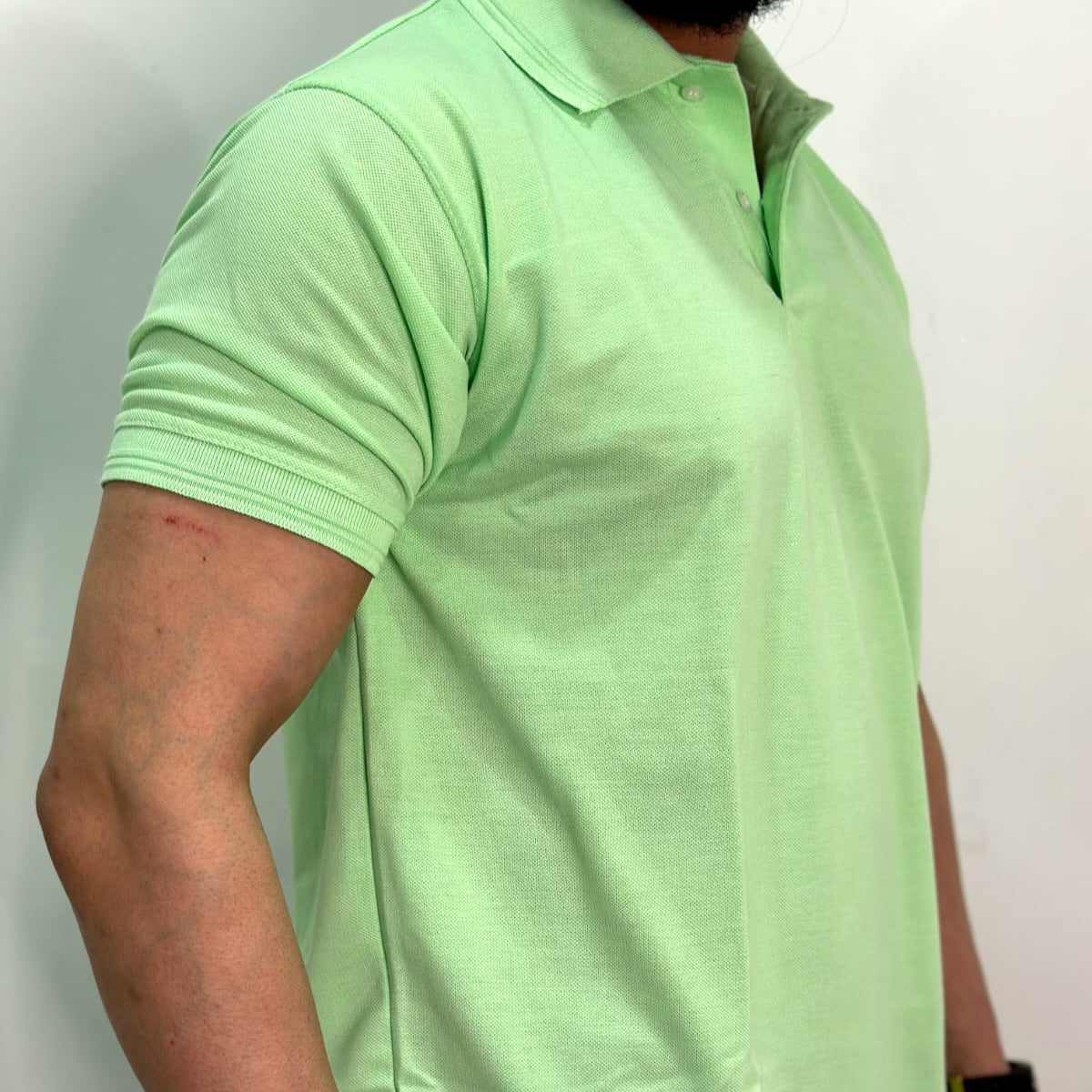 Sea Green Plain Polo