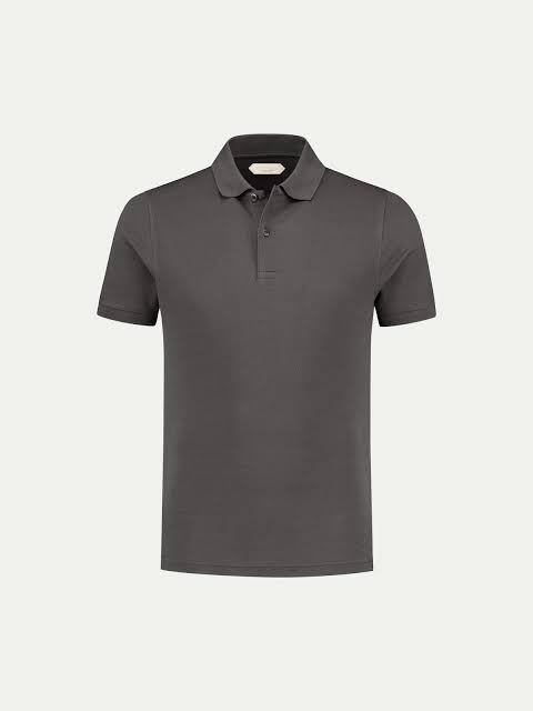 Steal Grey Plain Polo