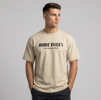 Premium Beige Oversized Tee