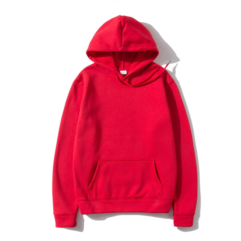 Ikaaru Plainwear Red Hoodie