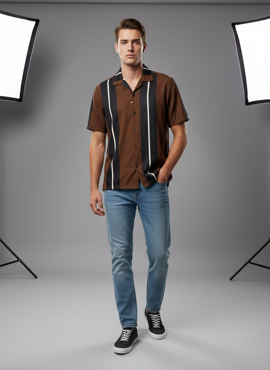 Coastal Elite Cuban Collar- Choclate brown