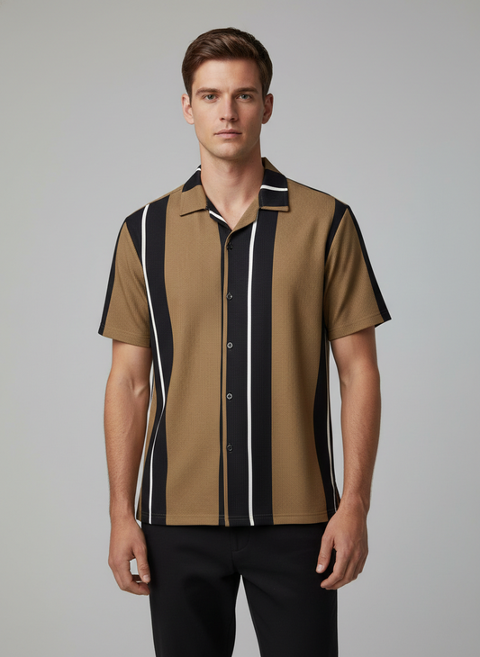 Coastal Elite Cuban Collar- Coffee Brown